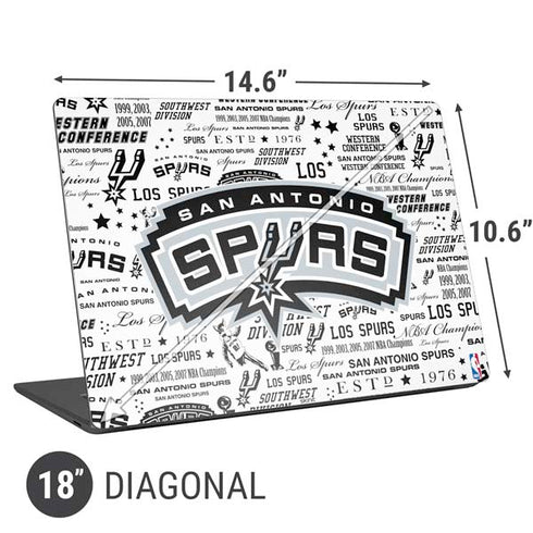 NBA San Antonio Spurs Historic Blast Universal Laptop 18in (14.6 x 10.6in) Skin