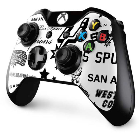 NBA San Antonio Spurs Historic Blast Xbox One Controller Skin