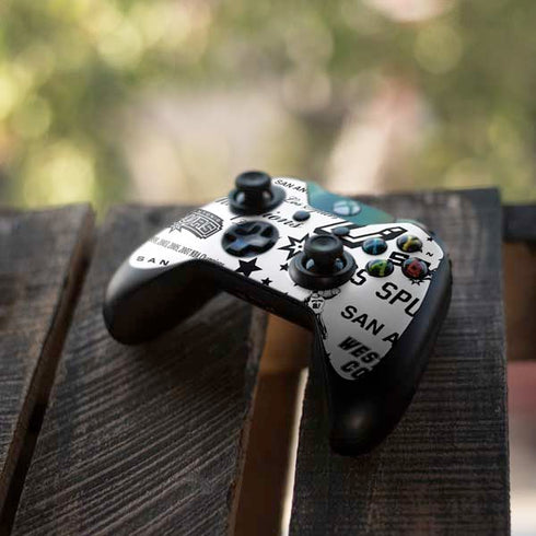 NBA San Antonio Spurs Historic Blast Xbox One Controller Skin