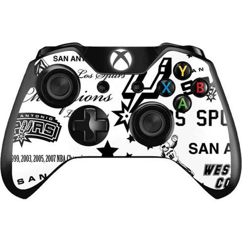 NBA San Antonio Spurs Historic Blast Xbox One Controller Skin
