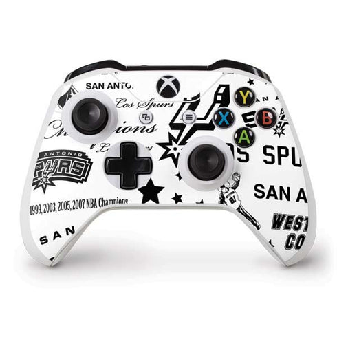 NBA San Antonio Spurs Historic Blast Xbox One S Controller Skin