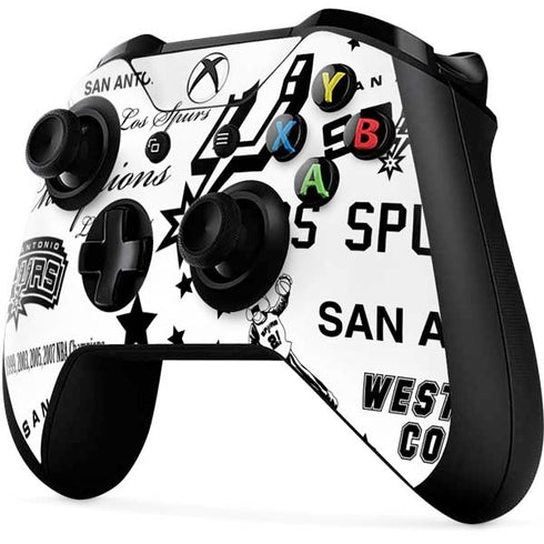 NBA San Antonio Spurs Historic Blast Xbox One X Controller Skin