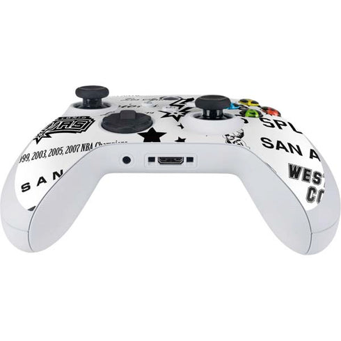 NBA San Antonio Spurs Historic Blast Xbox Series S Controller Skin