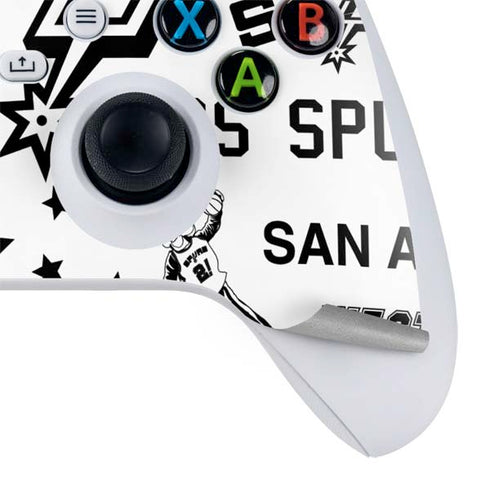 NBA San Antonio Spurs Historic Blast Xbox Series S Controller Skin