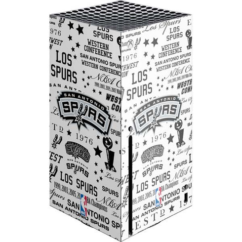 NBA San Antonio Spurs Historic Blast Xbox Series X Console Skin
