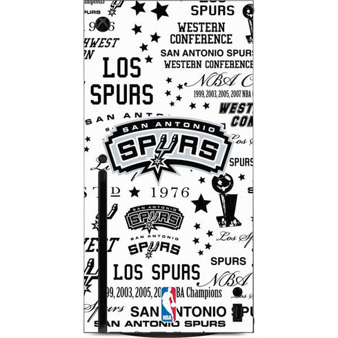 NBA San Antonio Spurs Historic Blast Xbox Series X Console Skin