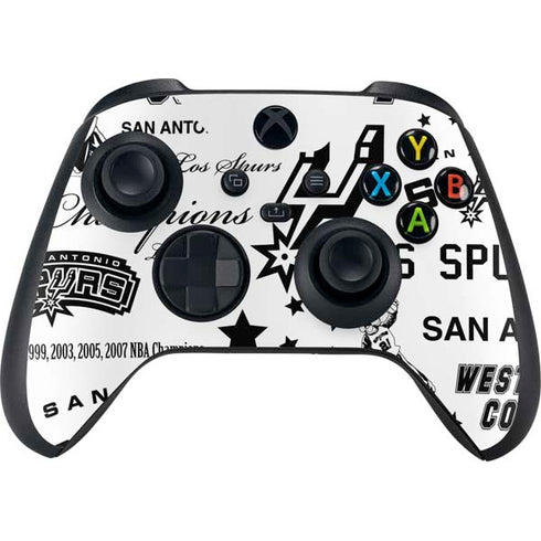 NBA San Antonio Spurs Historic Blast Xbox Series X Controller Skin