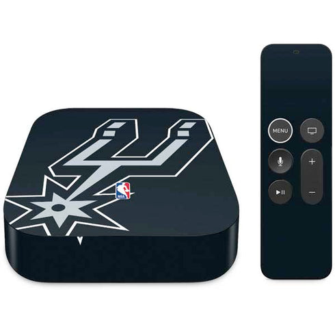 NBA San Antonio Spurs Large Logo Apple TV Skin
