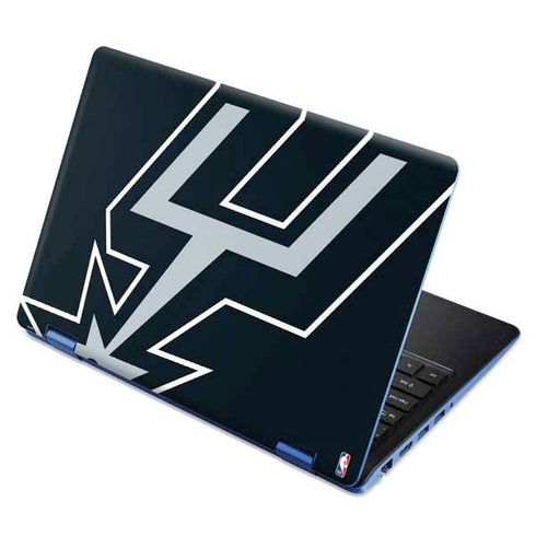 NBA San Antonio Spurs Large Logo Aspire R11 11.6in Skin