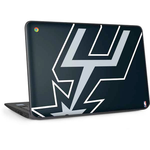 NBA San Antonio Spurs Large Logo HP Chromebook Skin