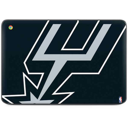 NBA San Antonio Spurs Large Logo HP Chromebook Skin