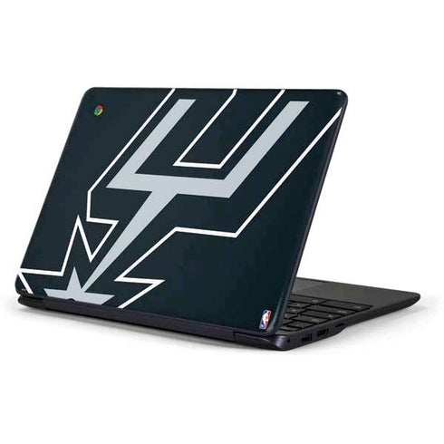 NBA San Antonio Spurs Large Logo Samsung Chromebook Skin