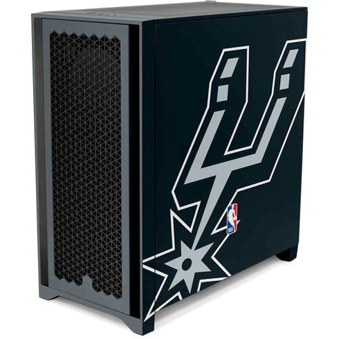 NBA San Antonio Spurs Large Logo Corsair 4000D Tempered Glass Mid-Tower ATX Case Skin