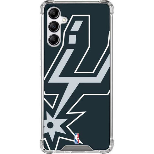 NBA San Antonio Spurs Large Logo Galaxy A14 5G Clear Case