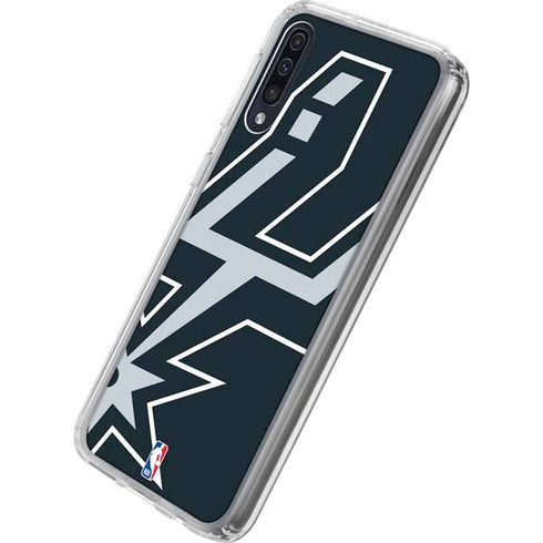 NBA San Antonio Spurs Large Logo Galaxy A50 Clear Case