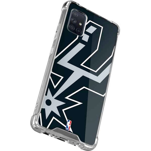 NBA San Antonio Spurs Large Logo Galaxy A51 5G Clear Case