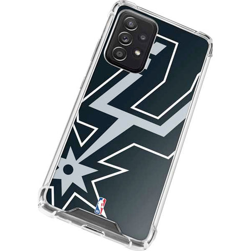 NBA San Antonio Spurs Large Logo Galaxy A52 5G Clear Case