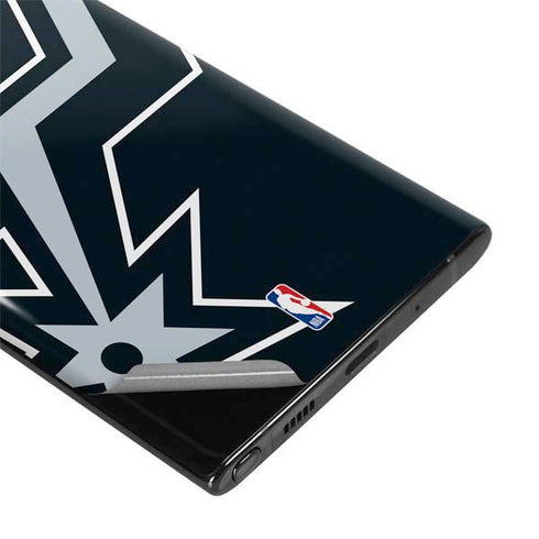 NBA San Antonio Spurs Large Logo Galaxy Note 10 Plus Skin