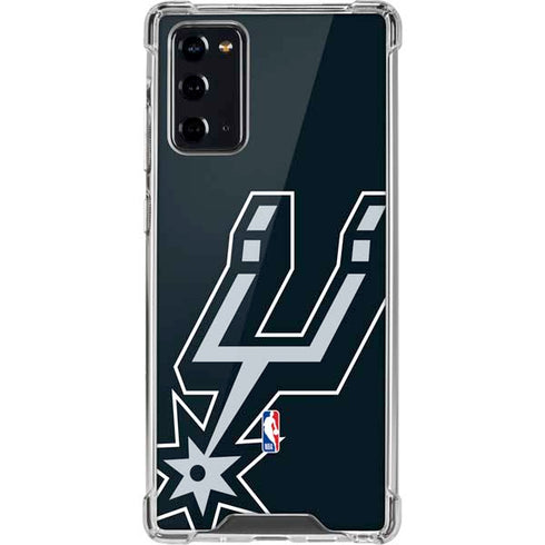 NBA San Antonio Spurs Large Logo Galaxy Note20 5G Clear Case