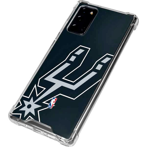 NBA San Antonio Spurs Large Logo Galaxy Note20 5G Clear Case