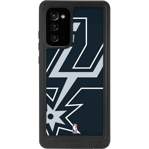 NBA San Antonio Spurs Large Logo Galaxy Note20 5G Waterproof Case