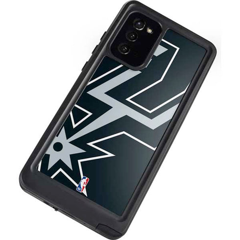 NBA San Antonio Spurs Large Logo Galaxy Note20 5G Waterproof Case