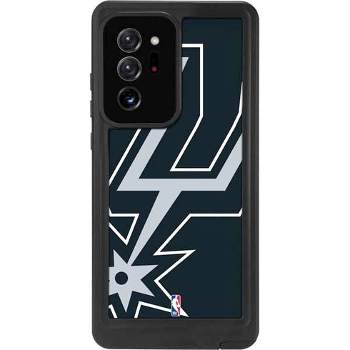 NBA San Antonio Spurs Large Logo Galaxy Note20 Ultra 5G Waterproof Case