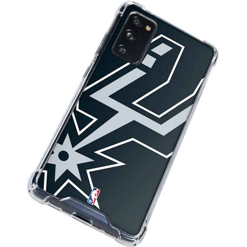 NBA San Antonio Spurs Large Logo Galaxy S20 FE Clear Case