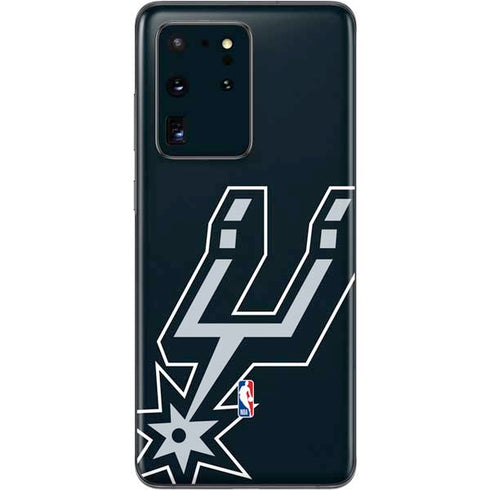 NBA San Antonio Spurs Large Logo Galaxy S20 Ultra 5G Skin