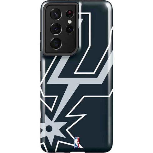 NBA San Antonio Spurs Large Logo Galaxy S21 Ultra 5G Pro Case