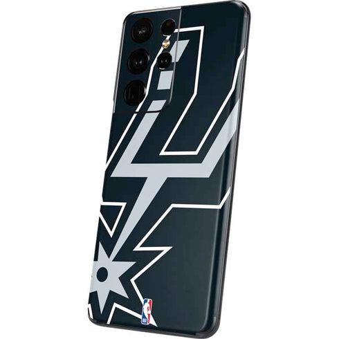 NBA San Antonio Spurs Large Logo Galaxy S21 Ultra 5G Skin