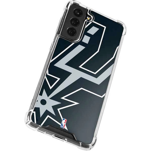 NBA San Antonio Spurs Large Logo Galaxy S22 Plus Clear Case