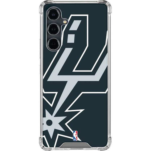 NBA San Antonio Spurs Large Logo Galaxy S23 FE Clear Case