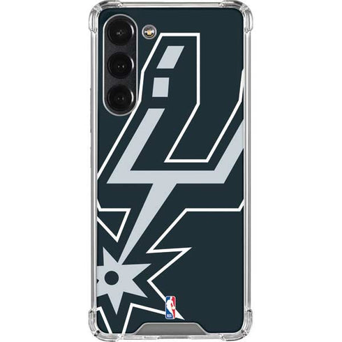 NBA San Antonio Spurs Large Logo Galaxy S23 Plus Clear Case