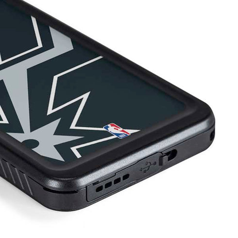 NBA San Antonio Spurs Large Logo Galaxy S23 Waterproof Case
