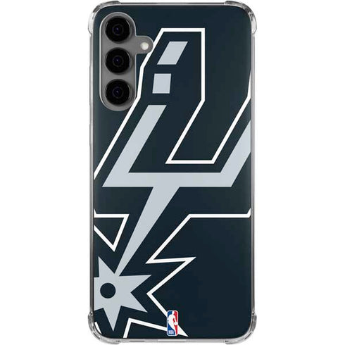 NBA San Antonio Spurs Large Logo Galaxy S24 Plus Clear Case