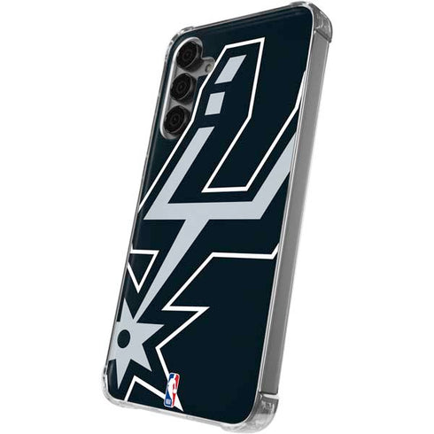 NBA San Antonio Spurs Large Logo Galaxy S24 Plus Clear Case