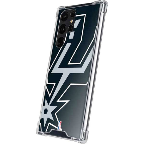 NBA San Antonio Spurs Large Logo Galaxy S24 Ultra Clear Case