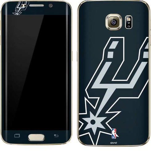 NBA San Antonio Spurs Large Logo Galaxy S7 Edge Skin