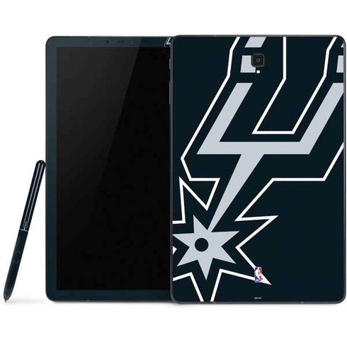 NBA San Antonio Spurs Large Logo Samsung Galaxy Tab Skin