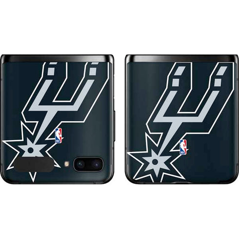 NBA San Antonio Spurs Large Logo Galaxy Z Flip Skin