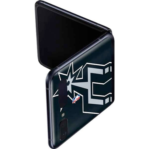 NBA San Antonio Spurs Large Logo Galaxy Z Flip Skin