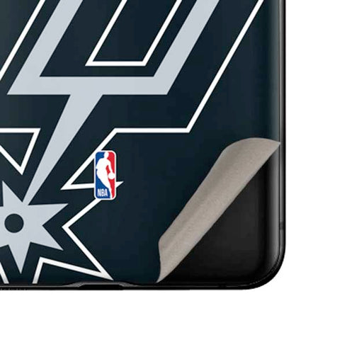 NBA San Antonio Spurs Large Logo Galaxy Z Flip Skin