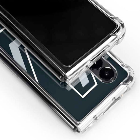 NBA San Antonio Spurs Large Logo Galaxy Z Fold4 5G Clear Case