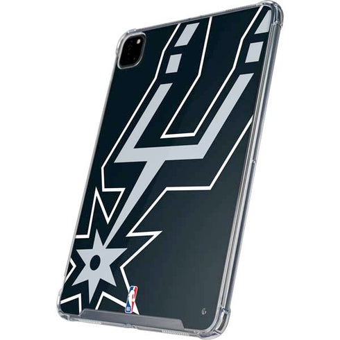 NBA San Antonio Spurs Large Logo iPad Pro 12.9in (2020) Clear Case