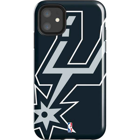 NBA San Antonio Spurs Large Logo iPhone 11 Impact Case