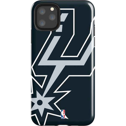 NBA San Antonio Spurs Large Logo iPhone 11 Pro Max Impact Case
