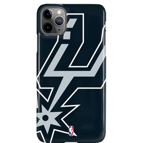 NBA San Antonio Spurs Large Logo iPhone 11 Pro Max Lite Case