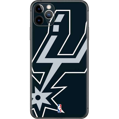 NBA San Antonio Spurs Large Logo iPhone 11 Pro Max Skin