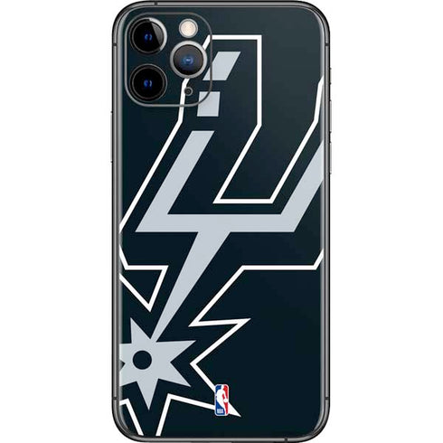 NBA San Antonio Spurs Large Logo iPhone 11 Pro Skin